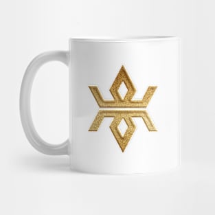 Iwate Prefecture Symbol in Gold Faux Mug